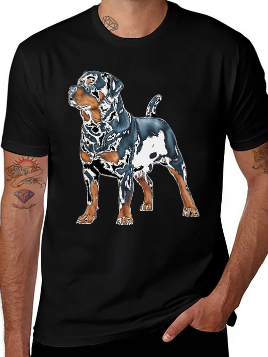 Rottweiler Graphic Tee - Dog Lovers T-Shirt