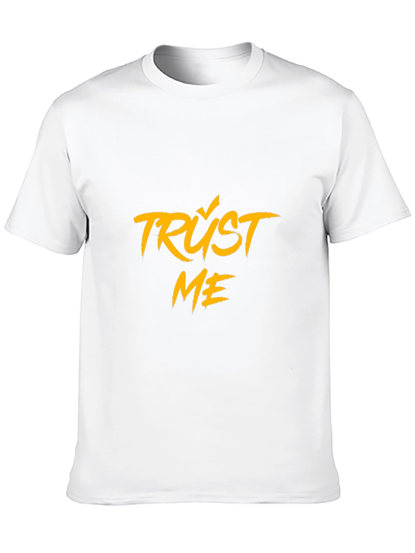 Trust Me Graphic Tee - Stylish Black T-Shirt