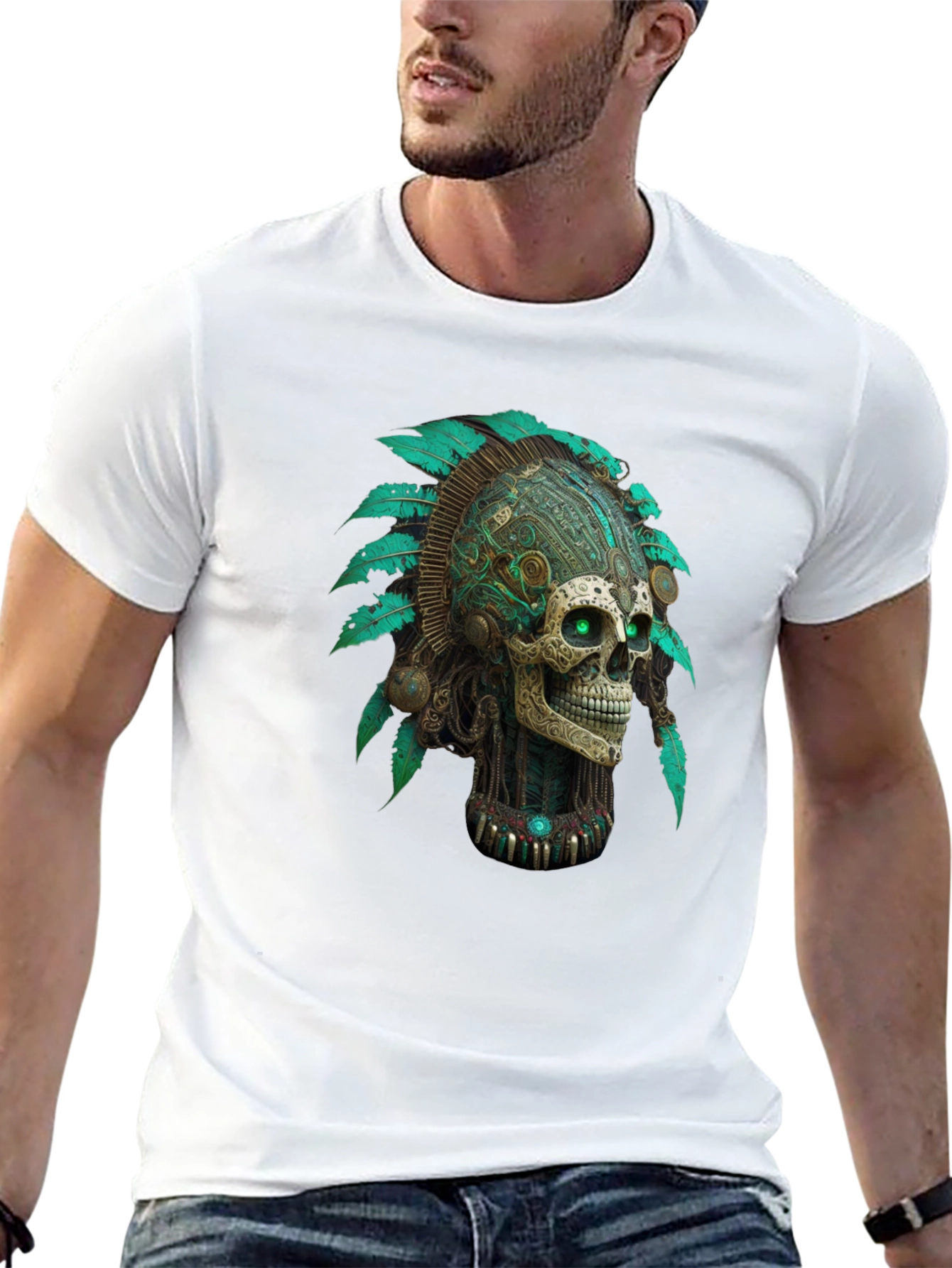 Skull Chief T-Shirt - Cyberpunk Style