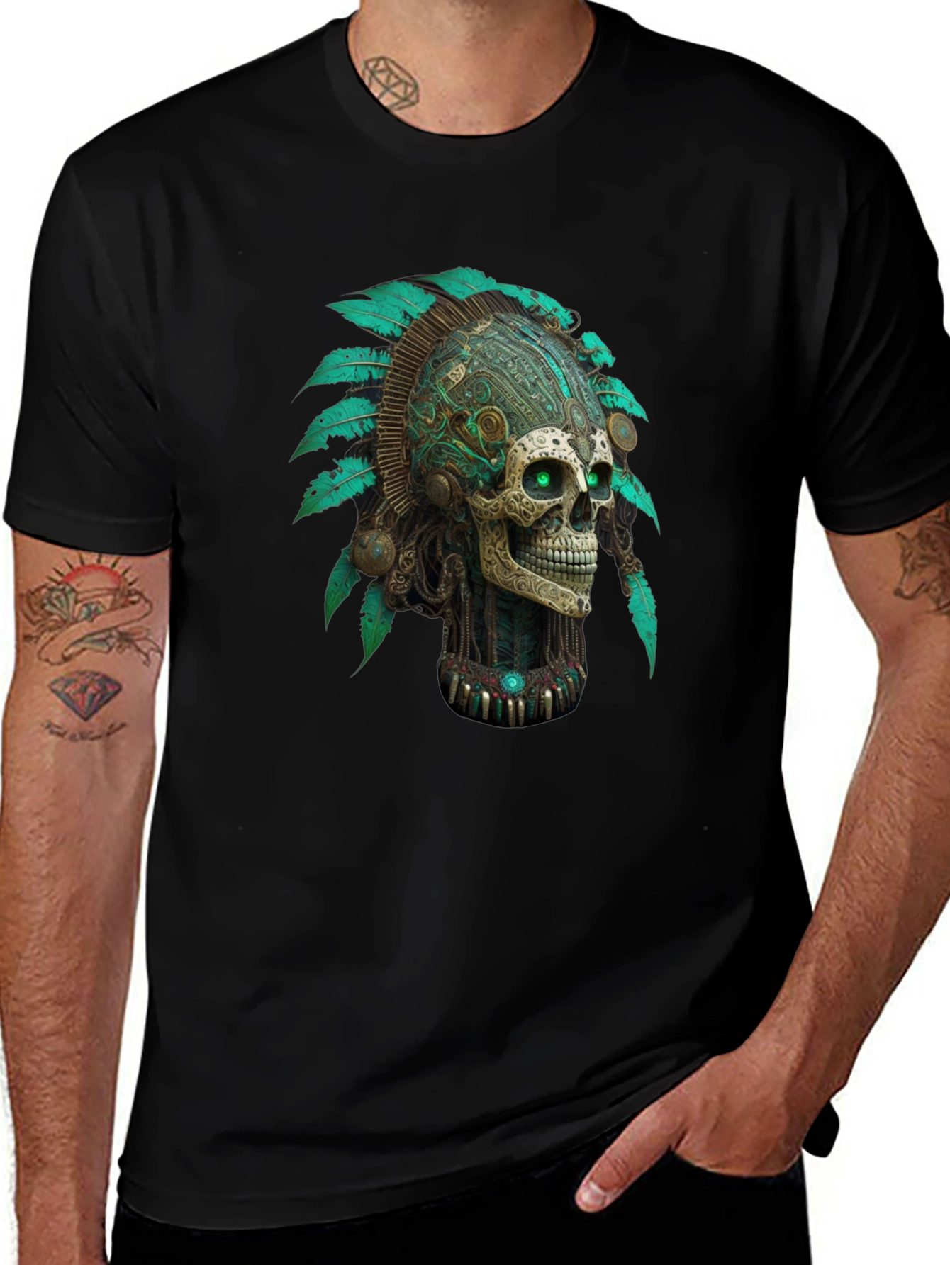 Skull Chief T-Shirt - Cyberpunk Style