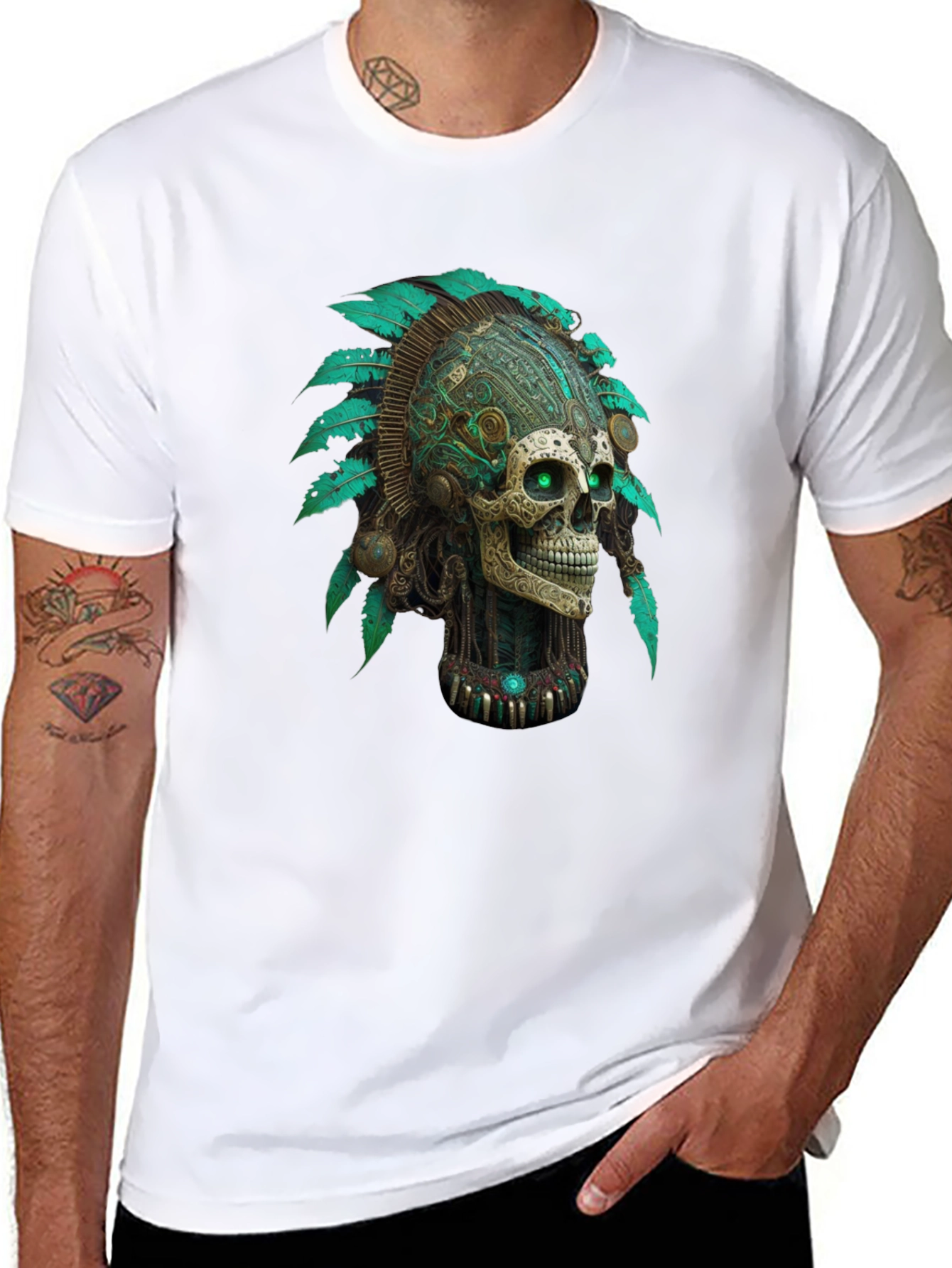 Skull Chief T-Shirt - Cyberpunk Style