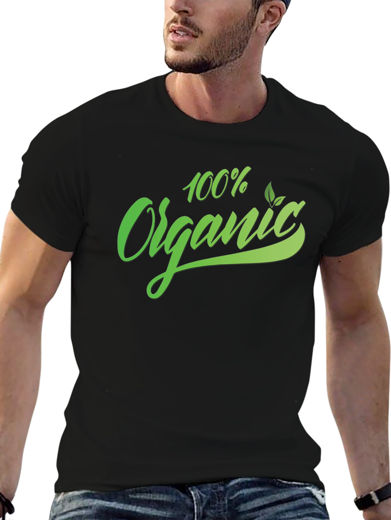 100% Organic Graphic Tee - Eco-Friendly Style
