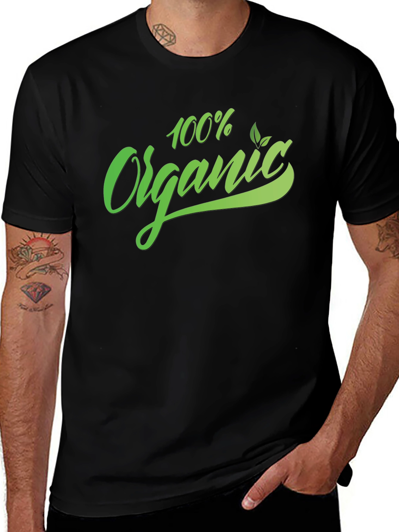 100% Organic Graphic Tee - Eco-Friendly Style