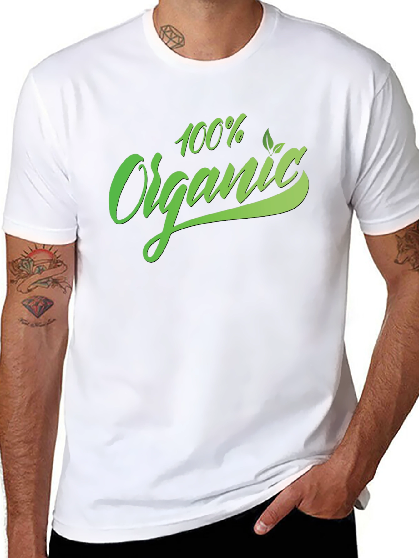 100% Organic Graphic Tee - Eco-Friendly Style