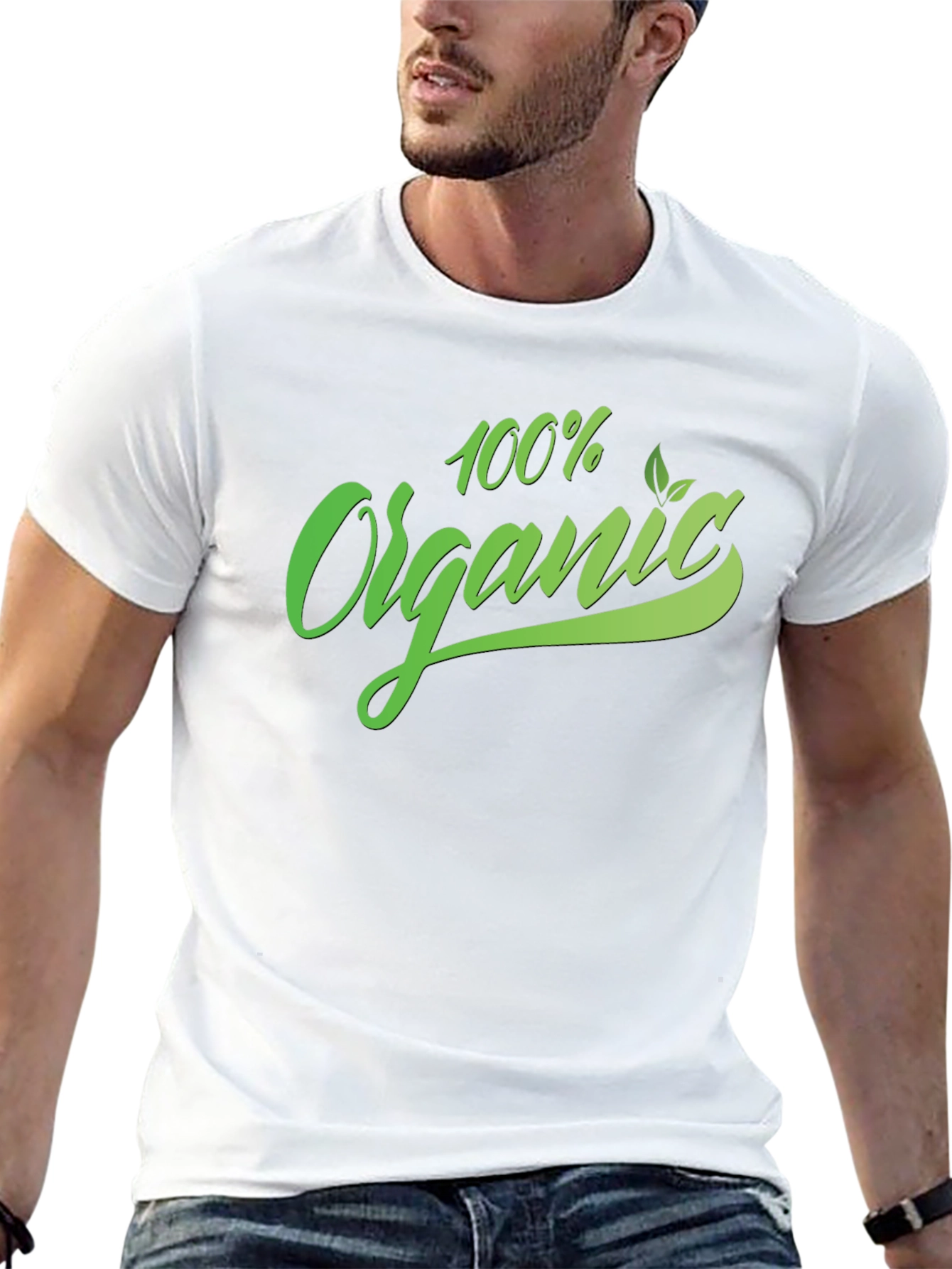 100% Organic Graphic Tee - Eco-Friendly Style