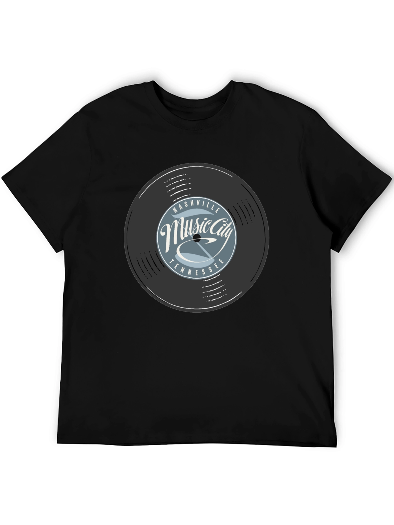 Nashville Music City Record T-Shirt