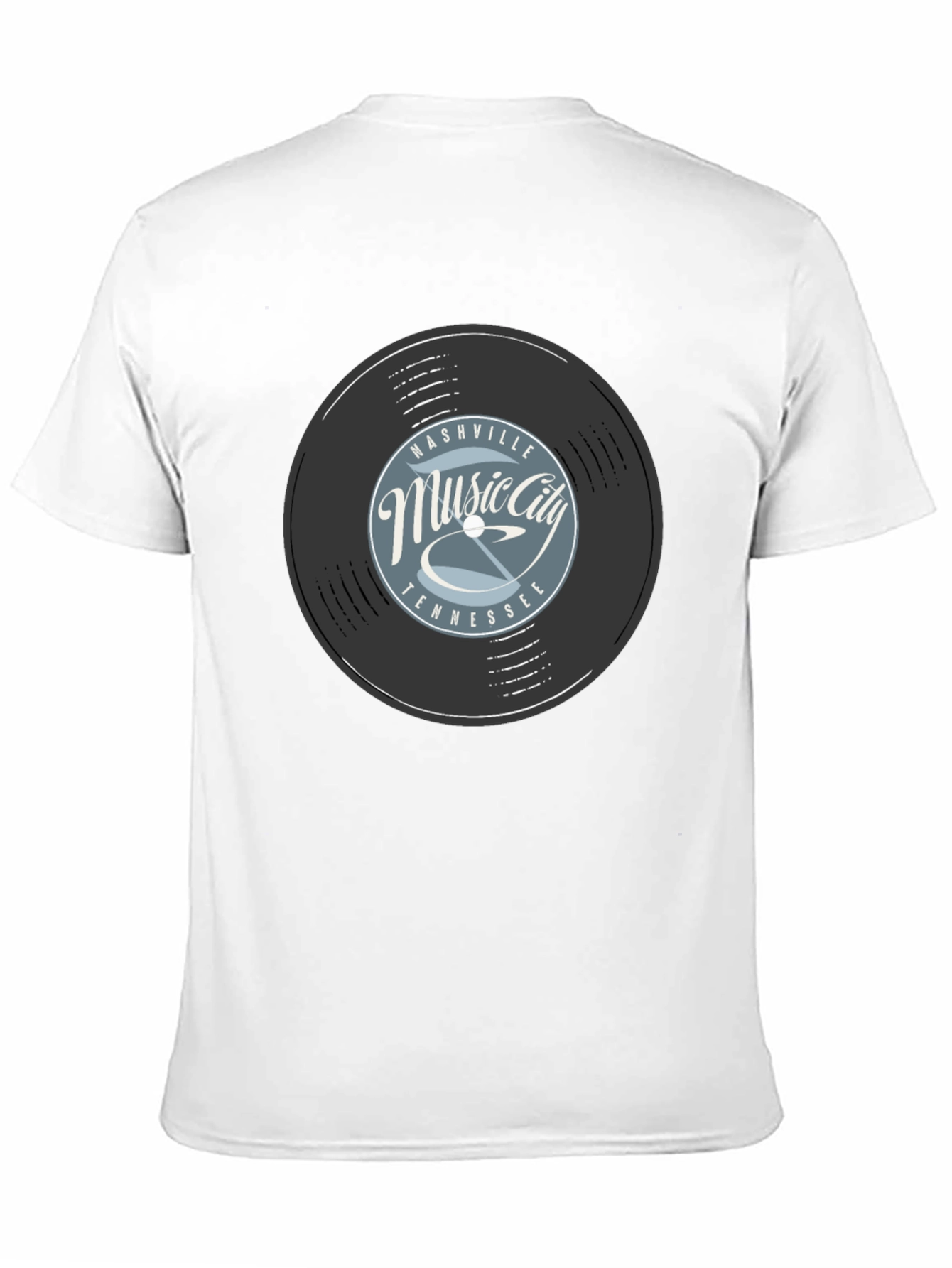 Nashville Music City Record T-Shirt