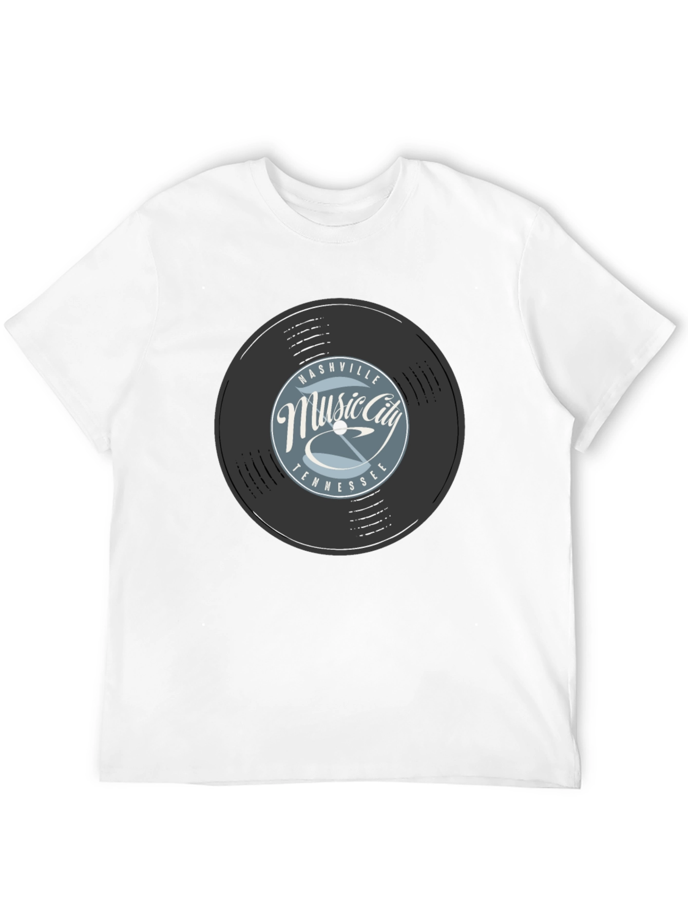 Nashville Music City Record T-Shirt