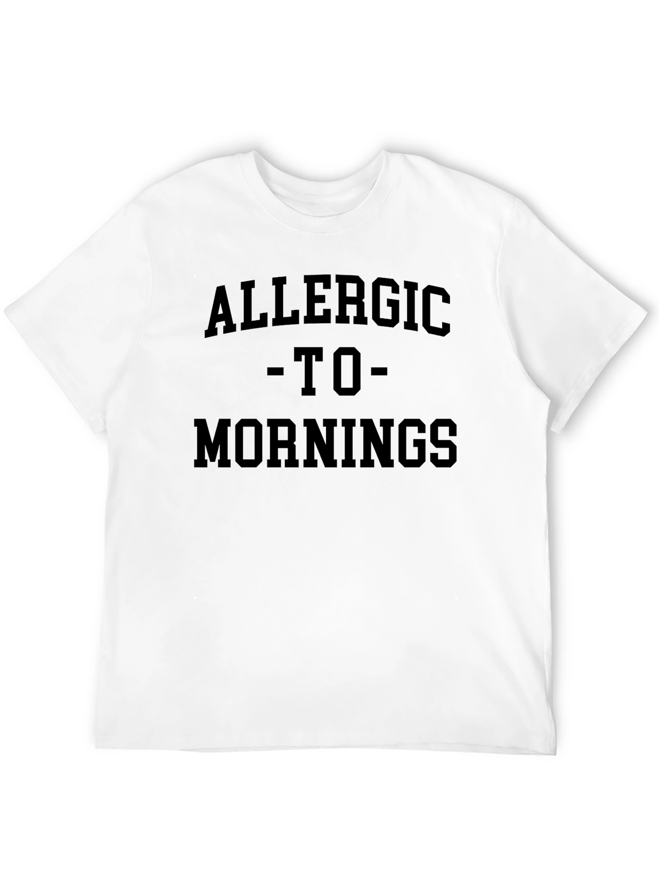 Allergic To Mornings Graphic Tee