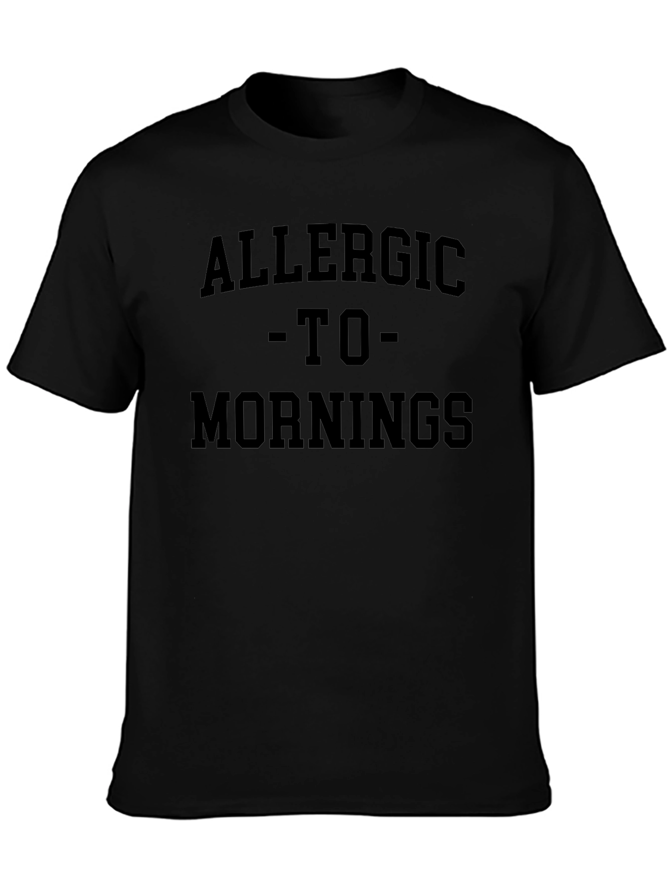 Allergic To Mornings Graphic Tee