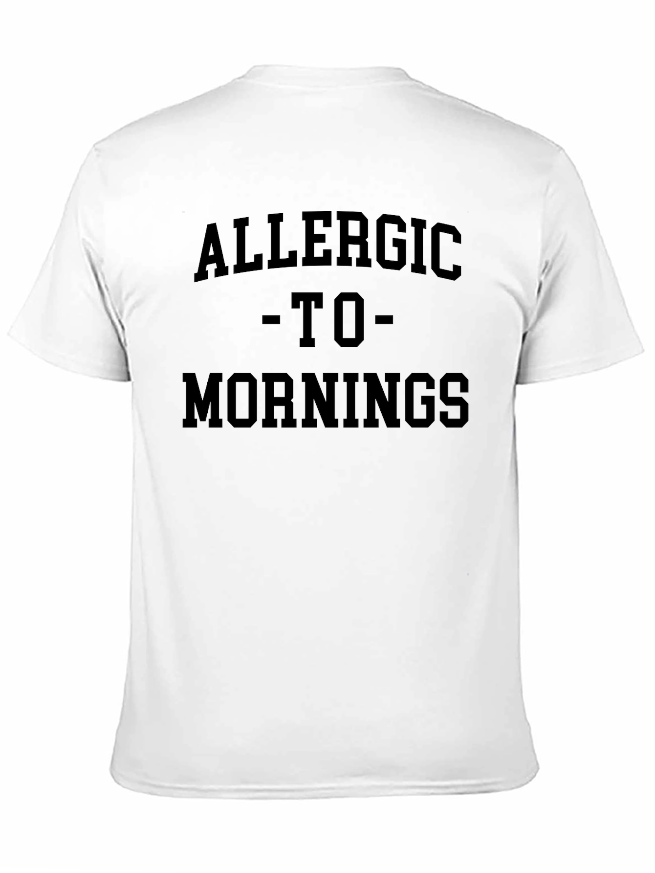 Allergic To Mornings Graphic Tee