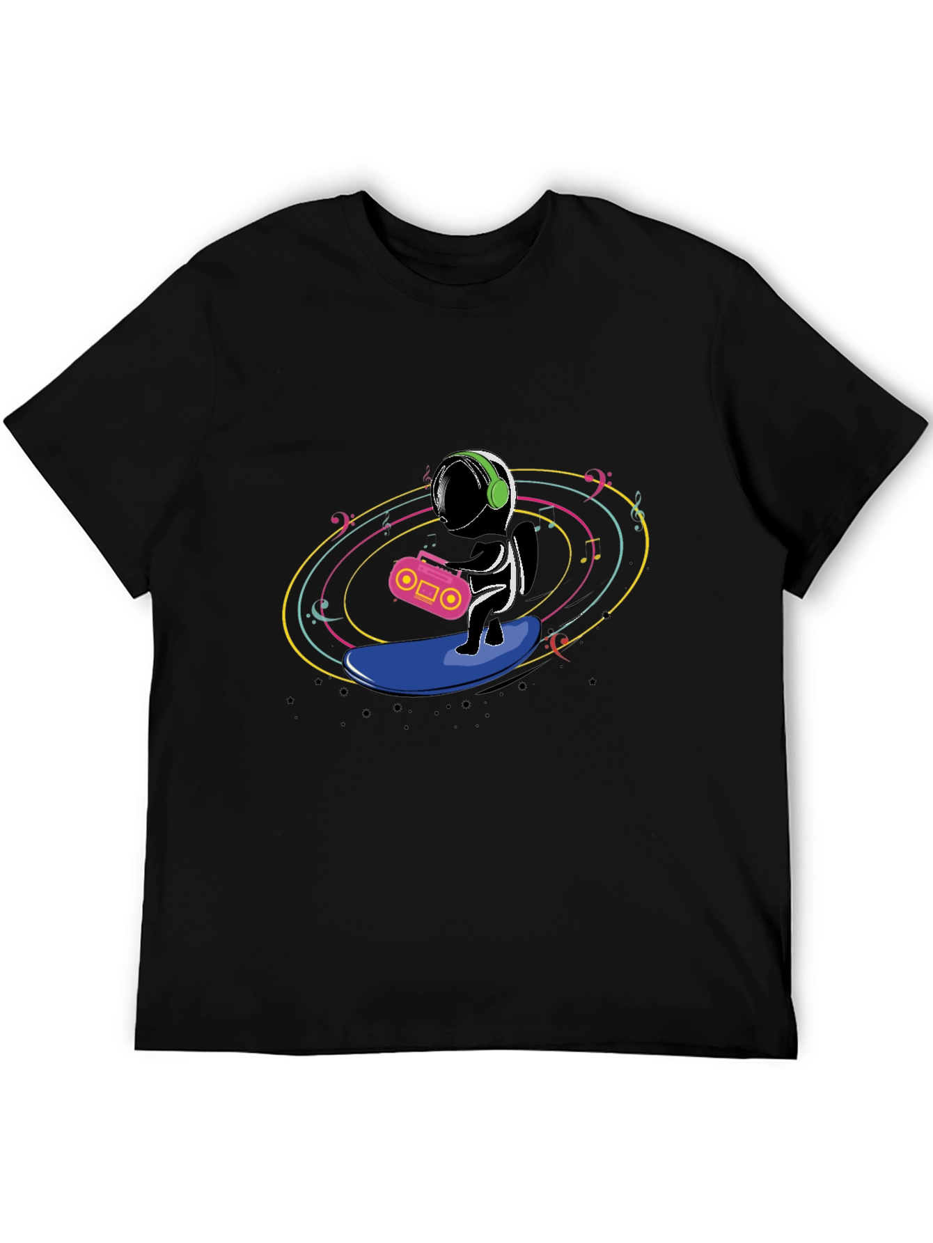 Astronaut Surfing Music T-Shirt
