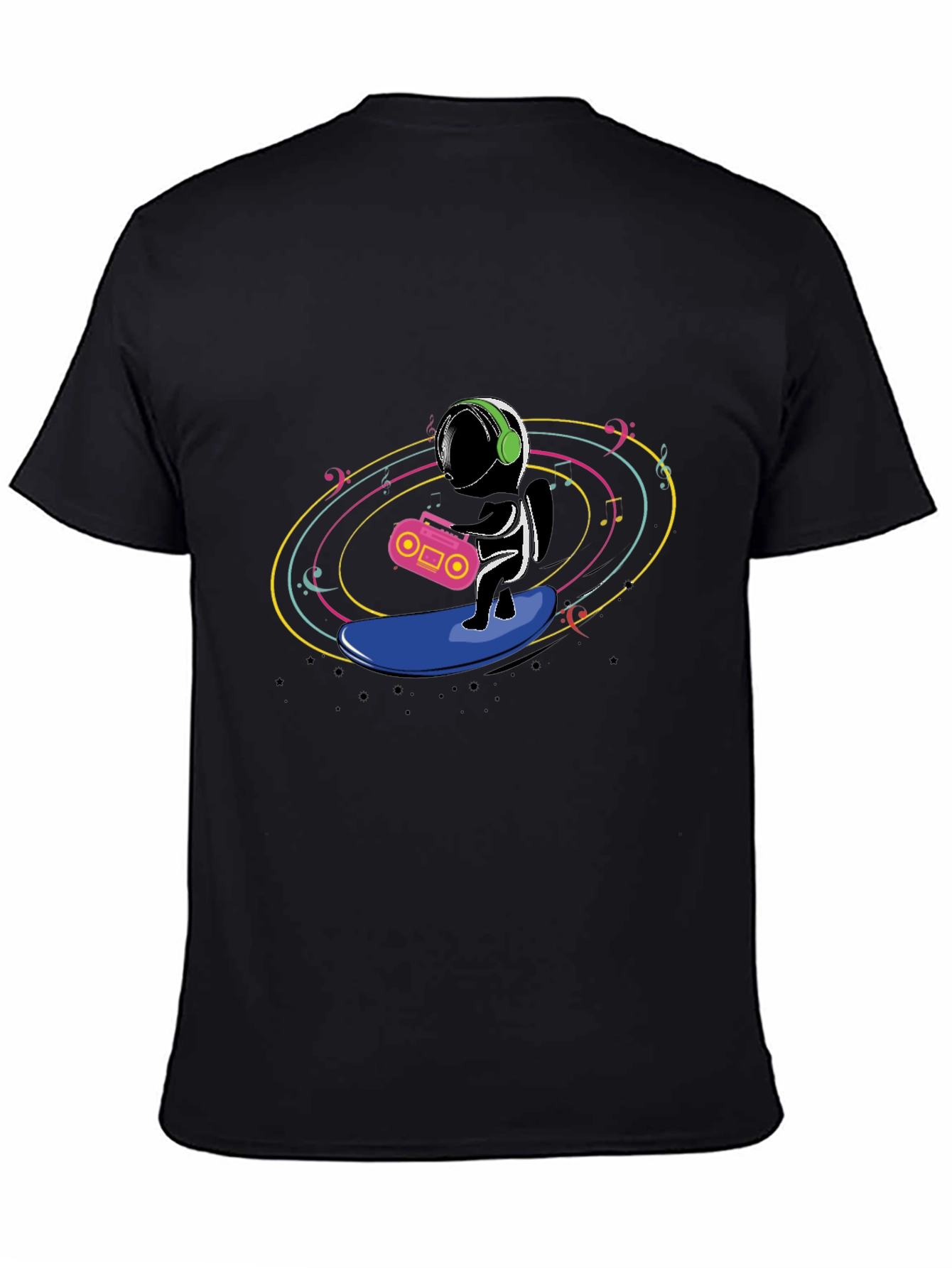 Astronaut Surfing Music T-Shirt