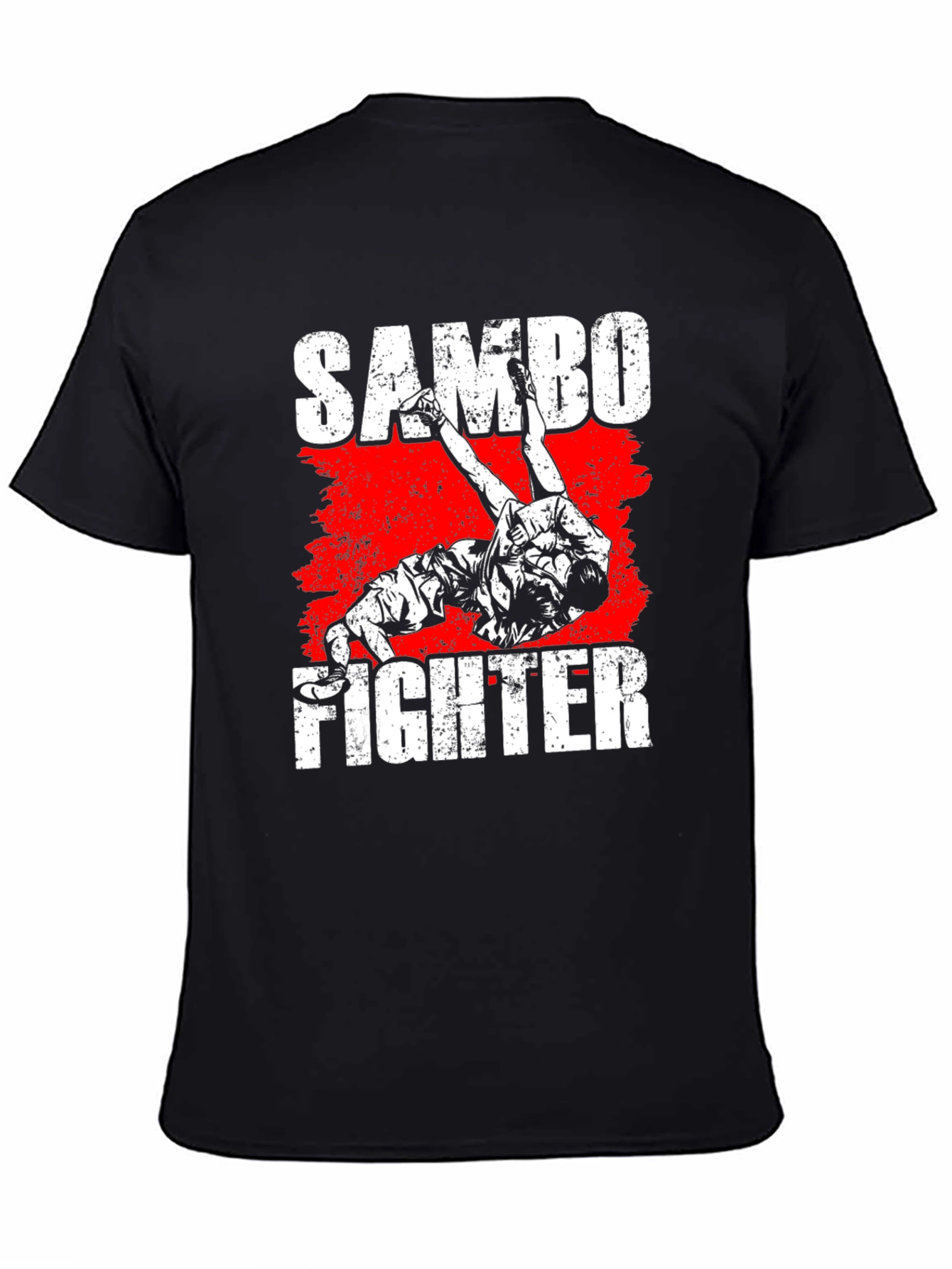 Sambo Fighter Graphic Tee - Black