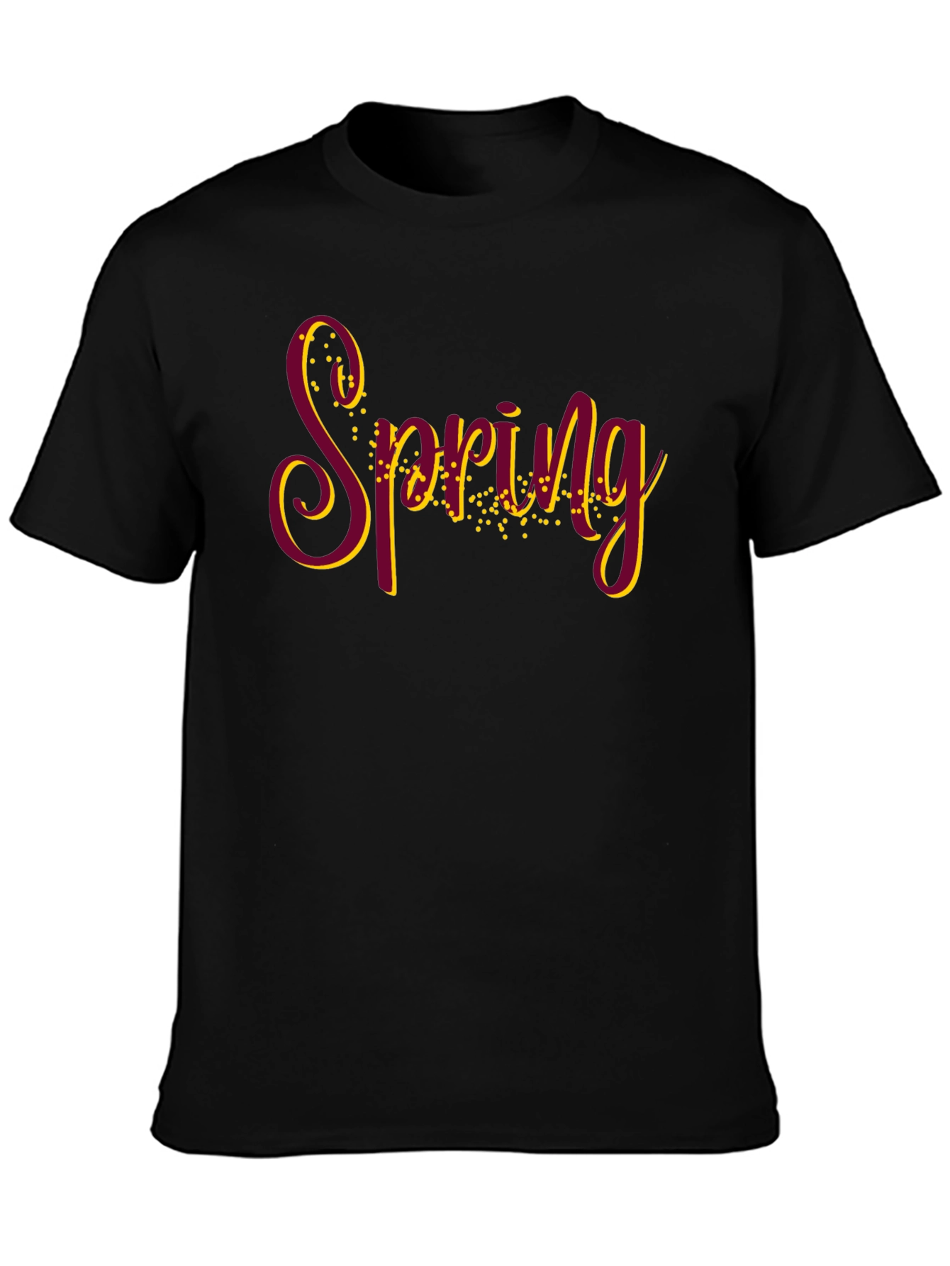 Spring Graphic Tee - Stylish Short Sleeve Shirt