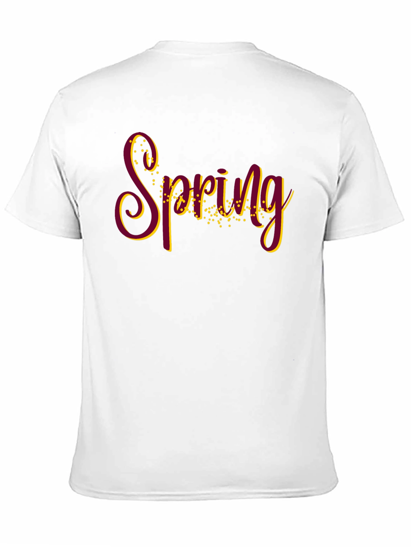 Spring Graphic Tee - Stylish Short Sleeve Shirt