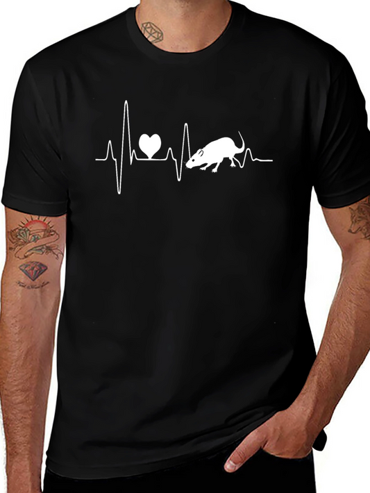 Rat Heartbeat T-Shirt - Love Rats!