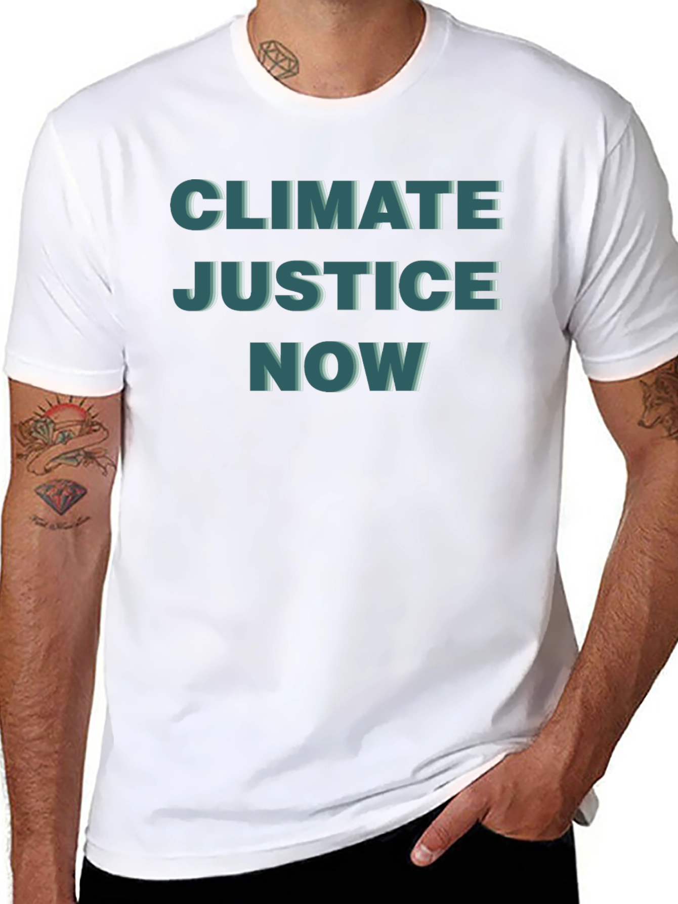Climate Justice Now Graphic T-Shirt