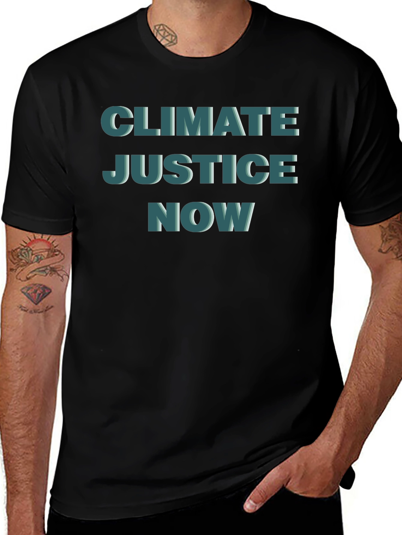 Climate Justice Now Graphic T-Shirt
