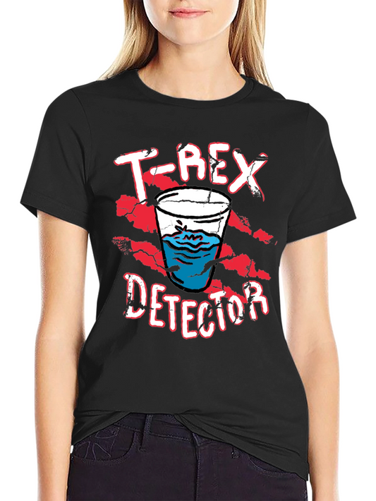 T-Rex Detector Funny Graphic Novelty T-Shirt