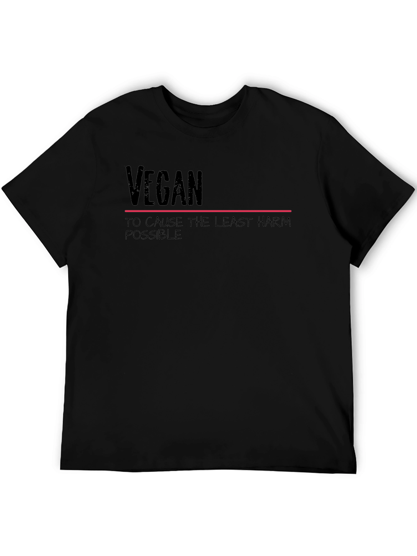 Vegan Graphic T-Shirt - Cause Least Harm Possible