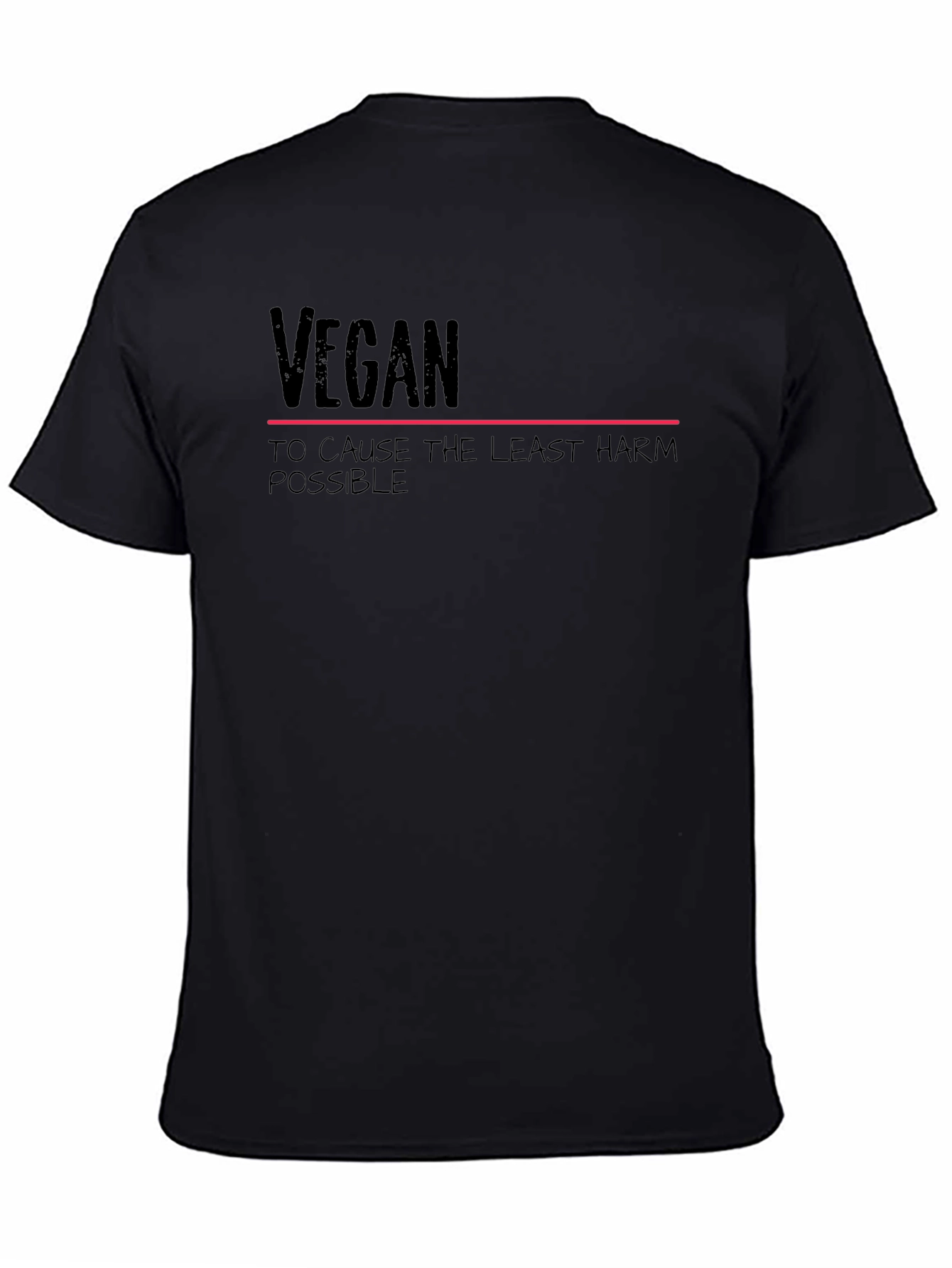 Vegan Graphic T-Shirt - Cause Least Harm Possible