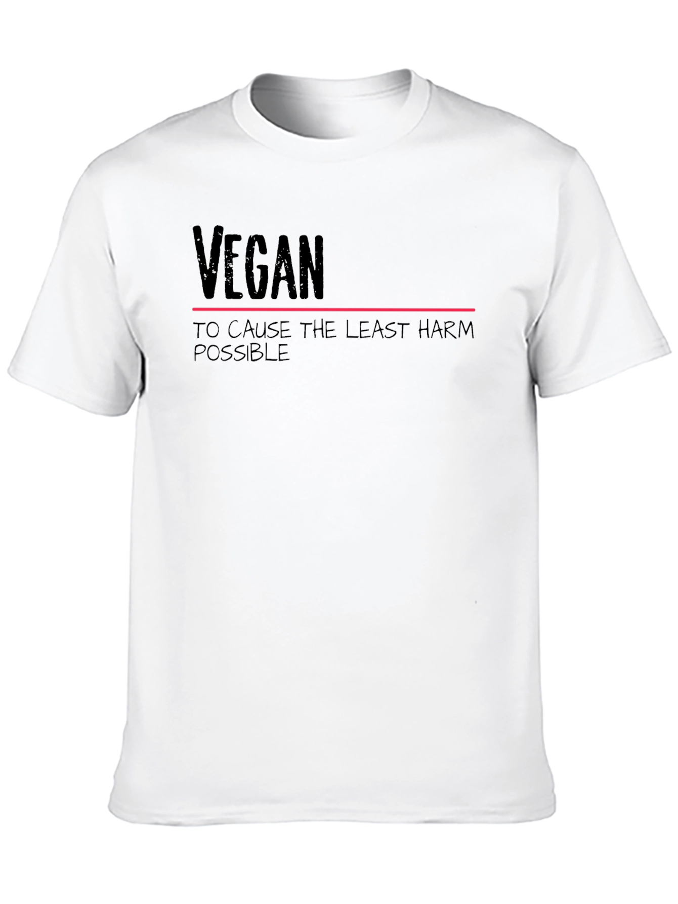 Vegan Graphic T-Shirt - Cause Least Harm Possible