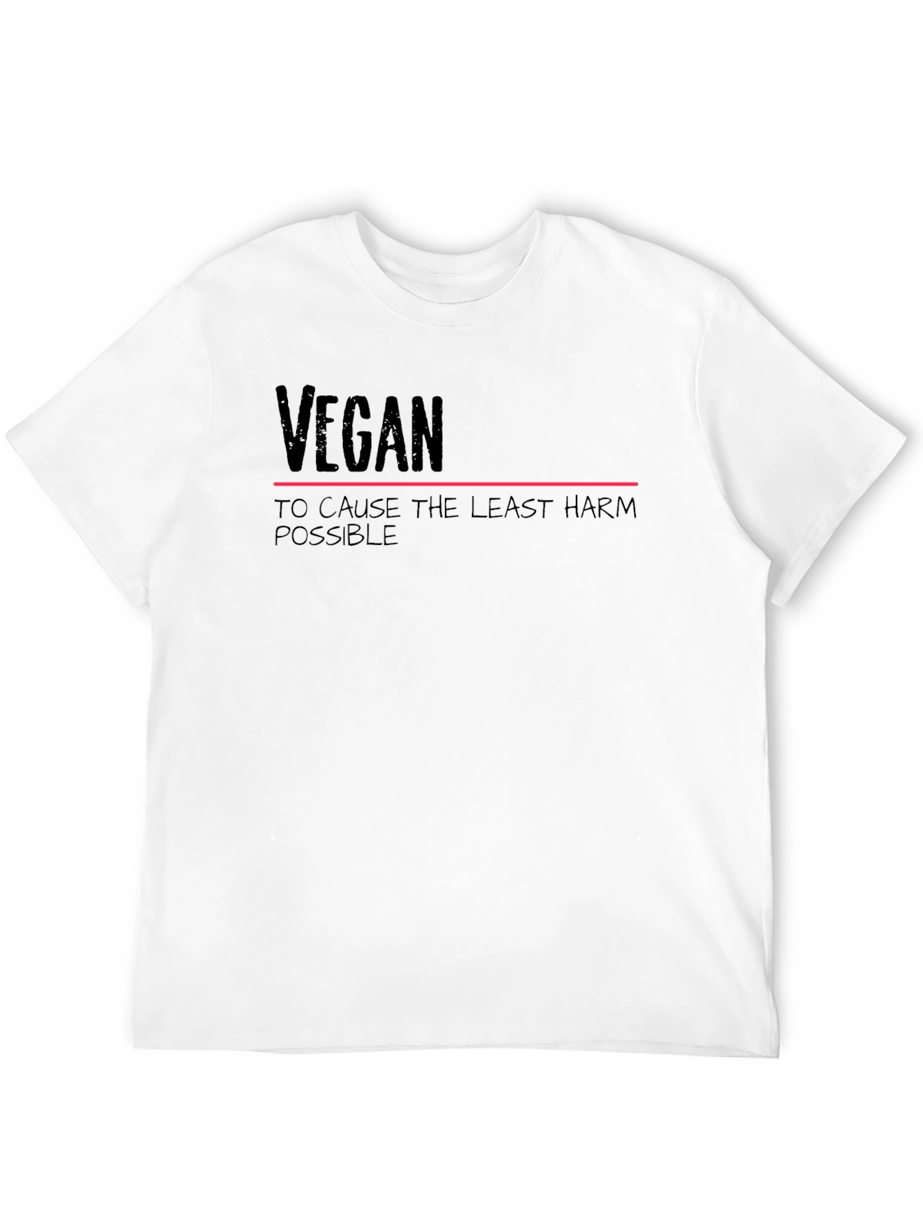 Vegan Graphic T-Shirt - Cause Least Harm Possible