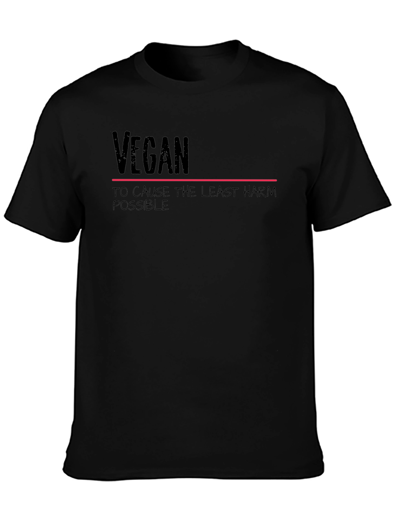 Vegan Graphic T-Shirt - Cause Least Harm Possible