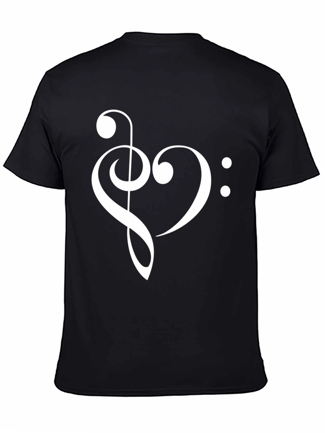 Musical Heart T-Shirt - Black