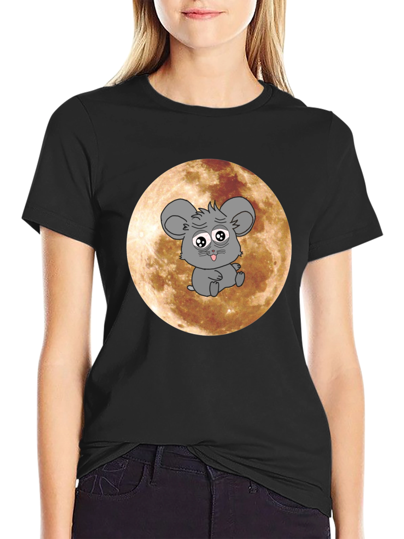 Mouse On The Moon Graphic Tee
