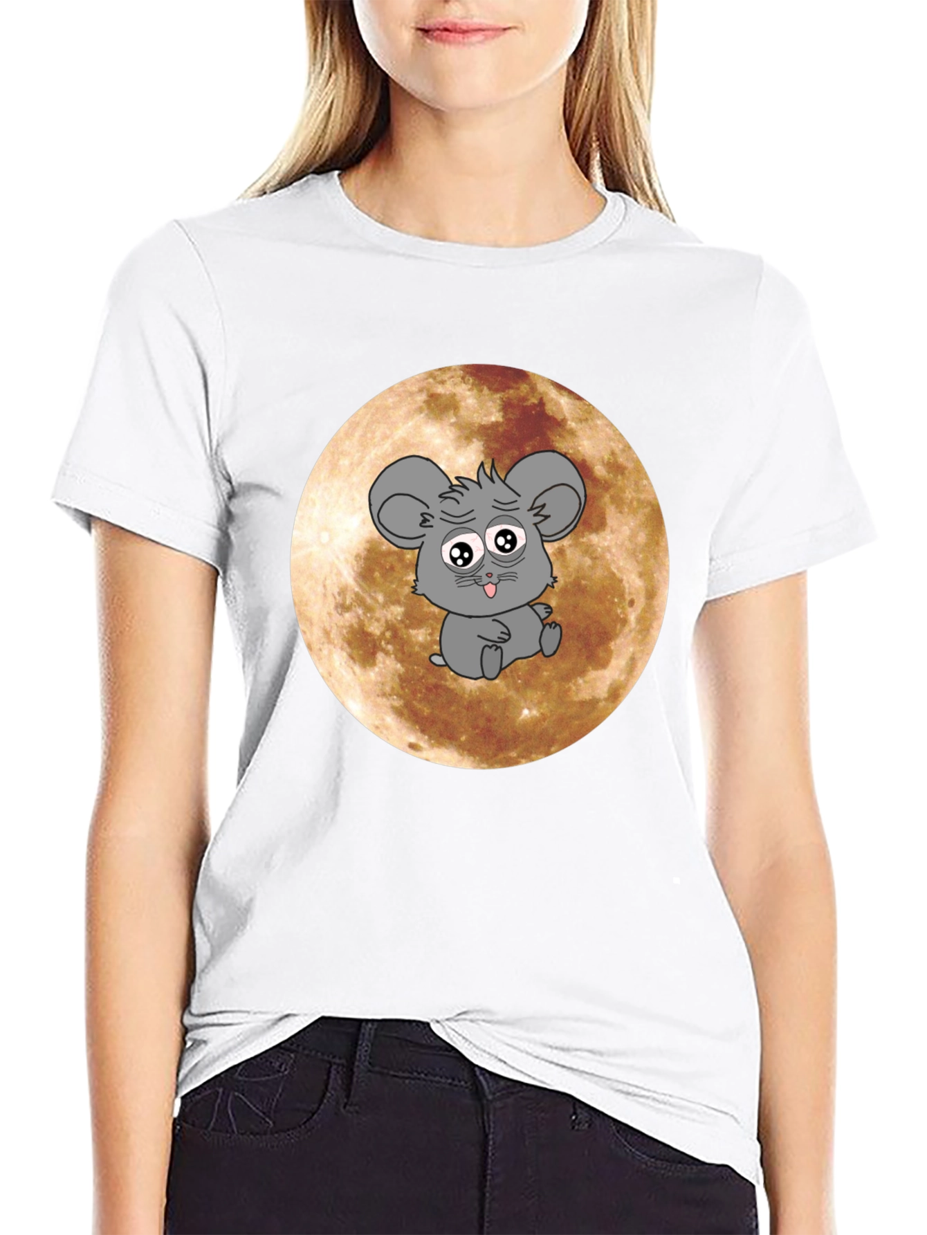 Mouse On The Moon Graphic Tee