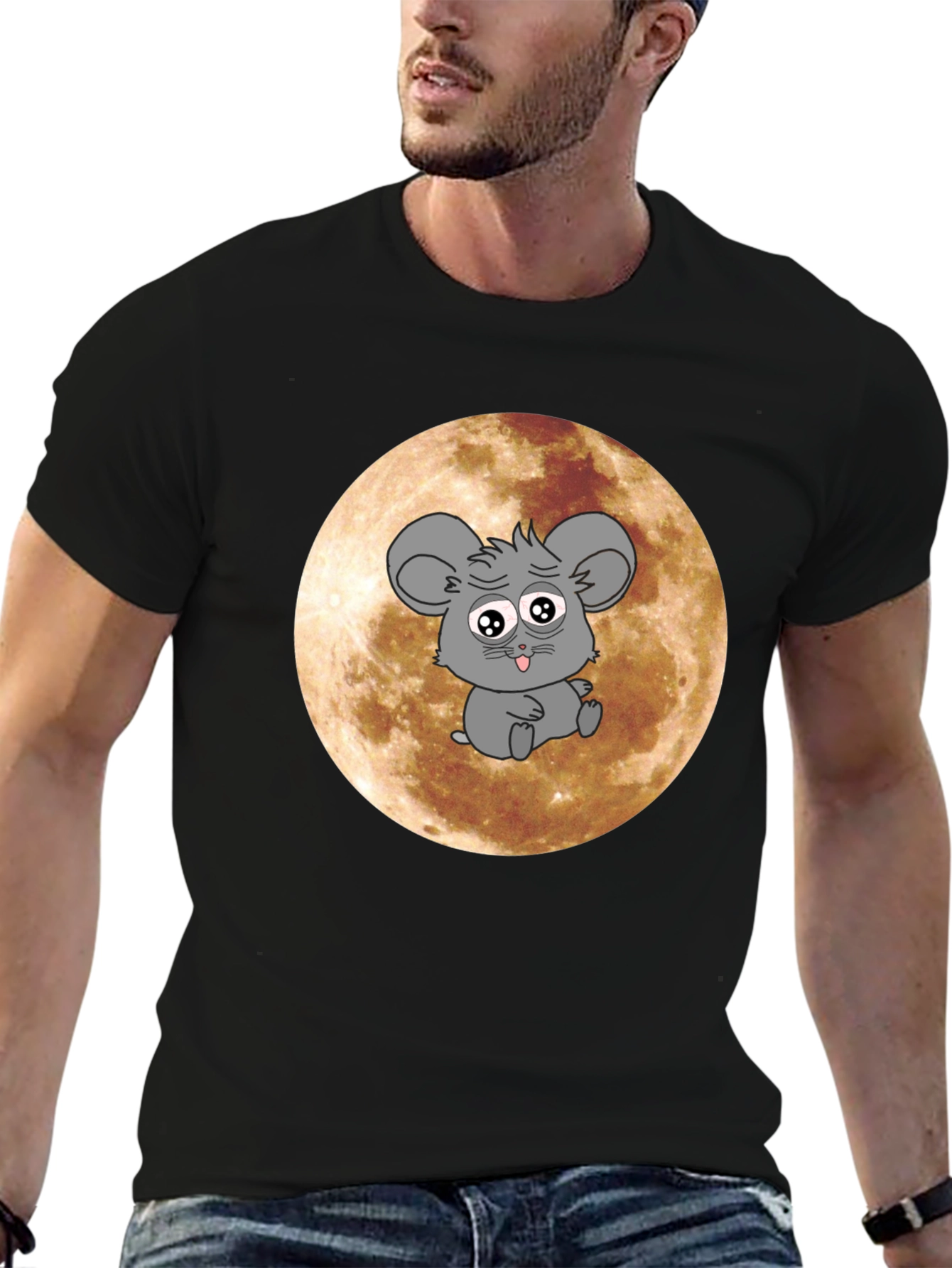 Mouse On The Moon Graphic Tee