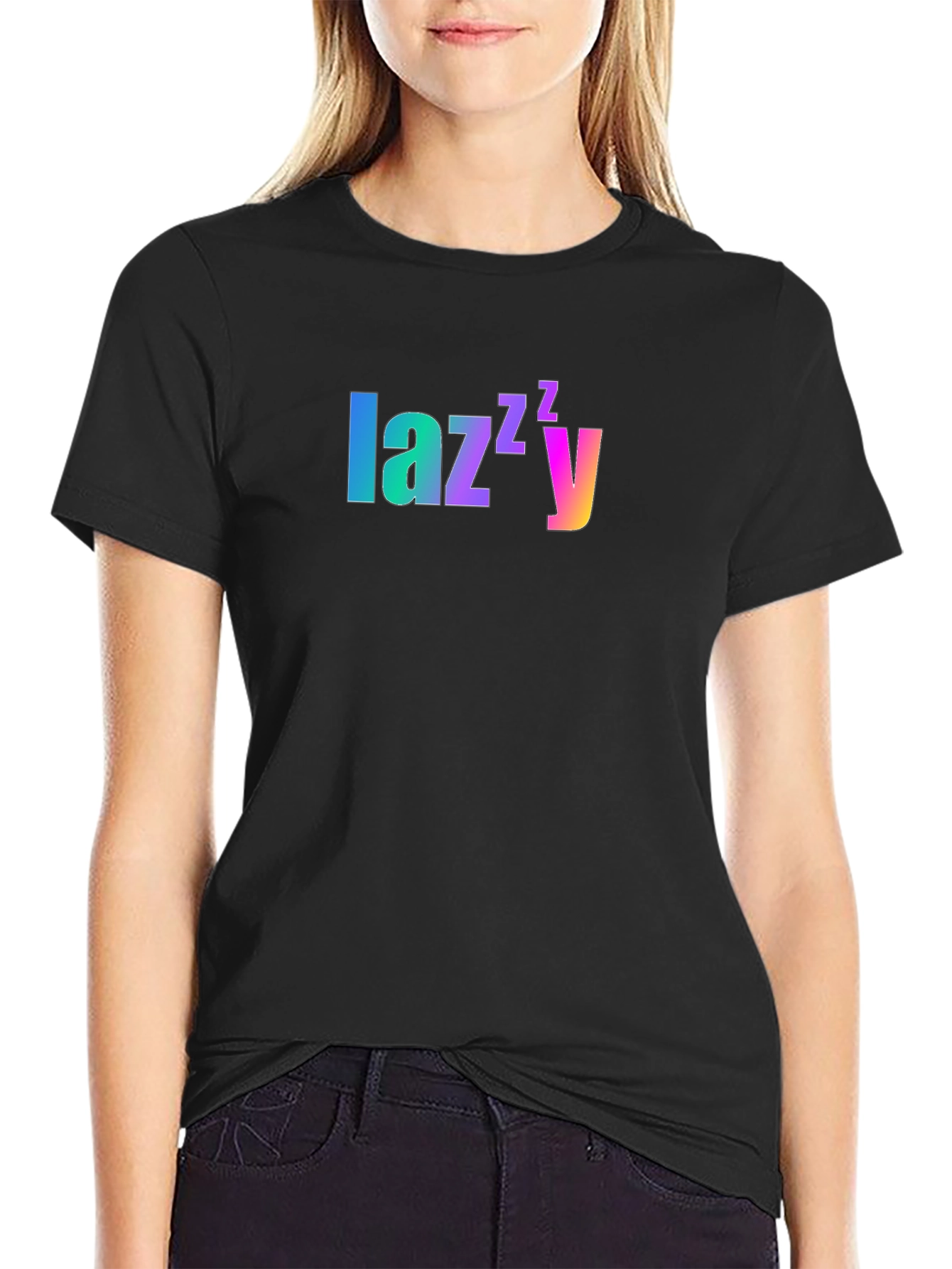 Lazy Rainbow Gradient T-Shirt - Relaxed Fit
