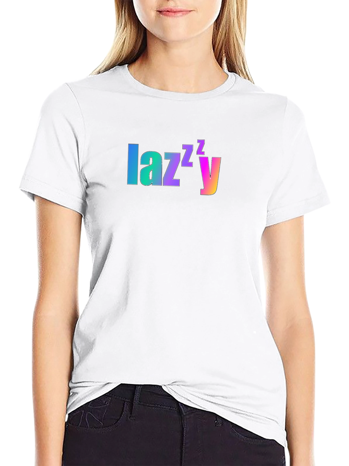 Lazy Rainbow Gradient T-Shirt - Relaxed Fit