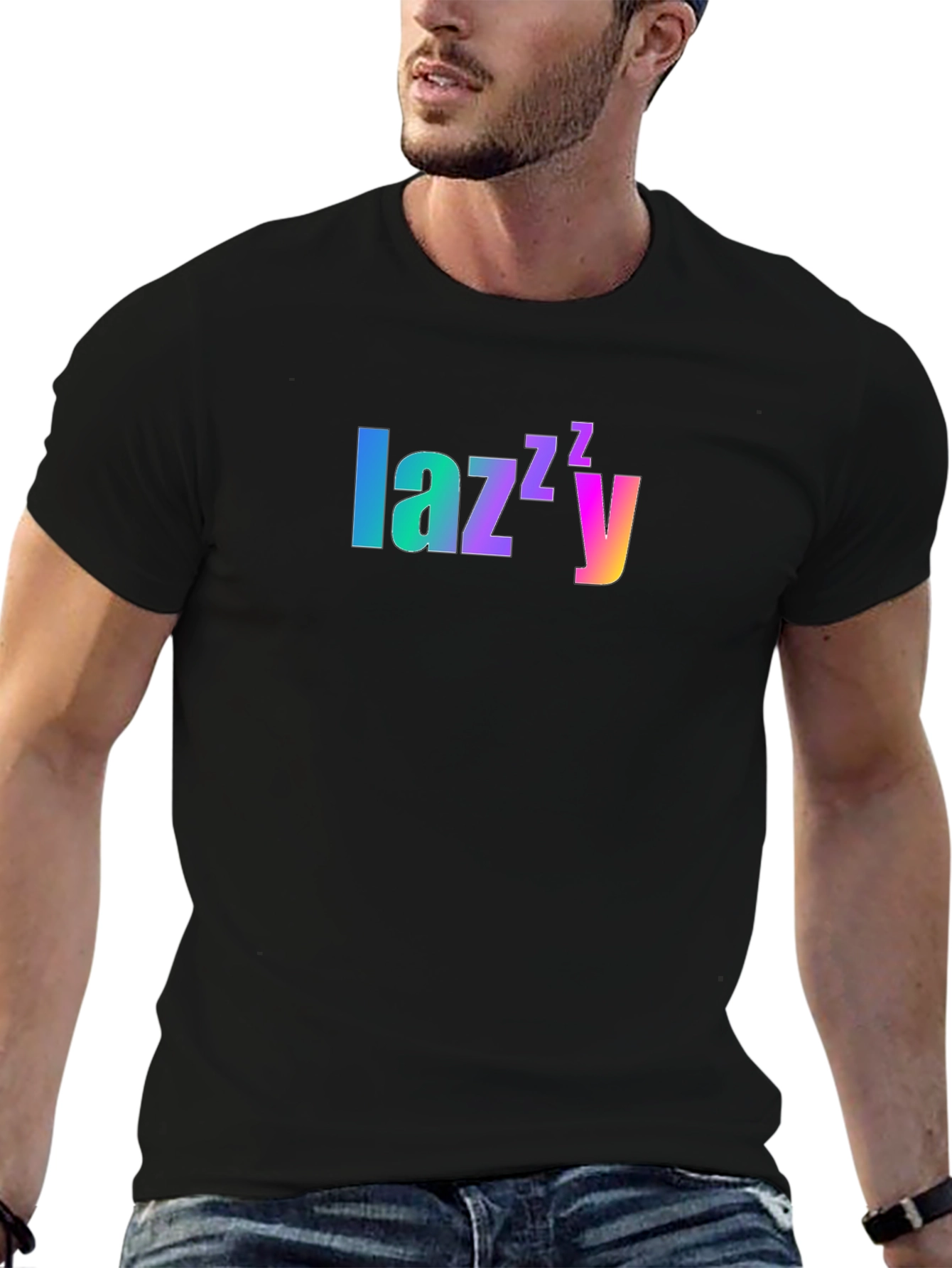 Lazy Rainbow Gradient T-Shirt - Relaxed Fit