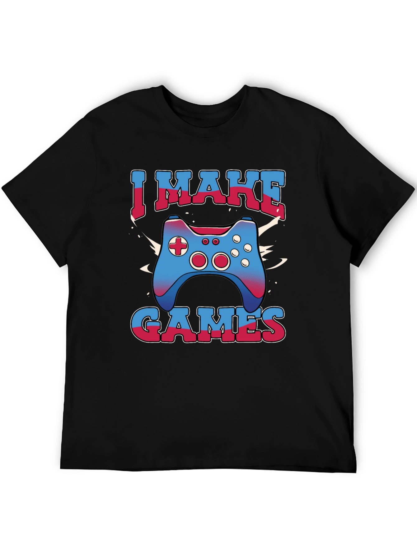 I Make Games Graphic Tee - Gamer T-Shirt