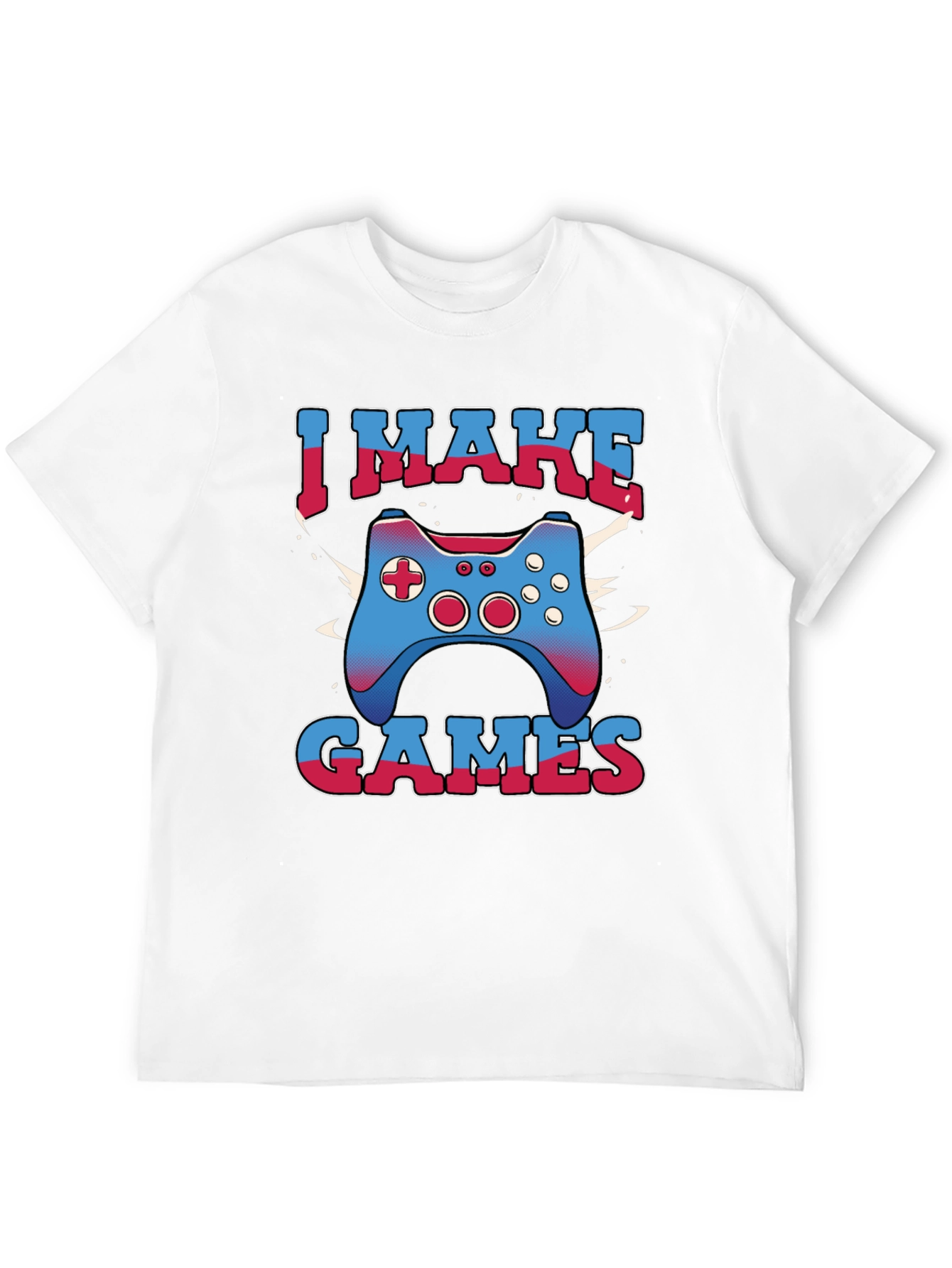 I Make Games Graphic Tee - Gamer T-Shirt