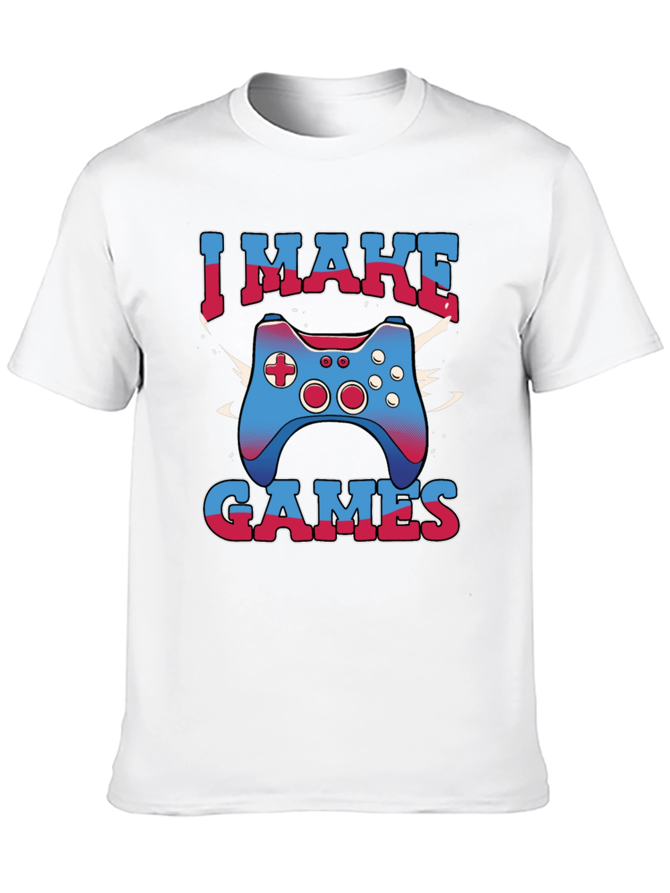 I Make Games Graphic Tee - Gamer T-Shirt