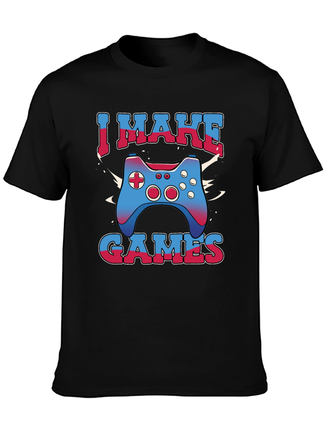I Make Games Graphic Tee - Gamer T-Shirt