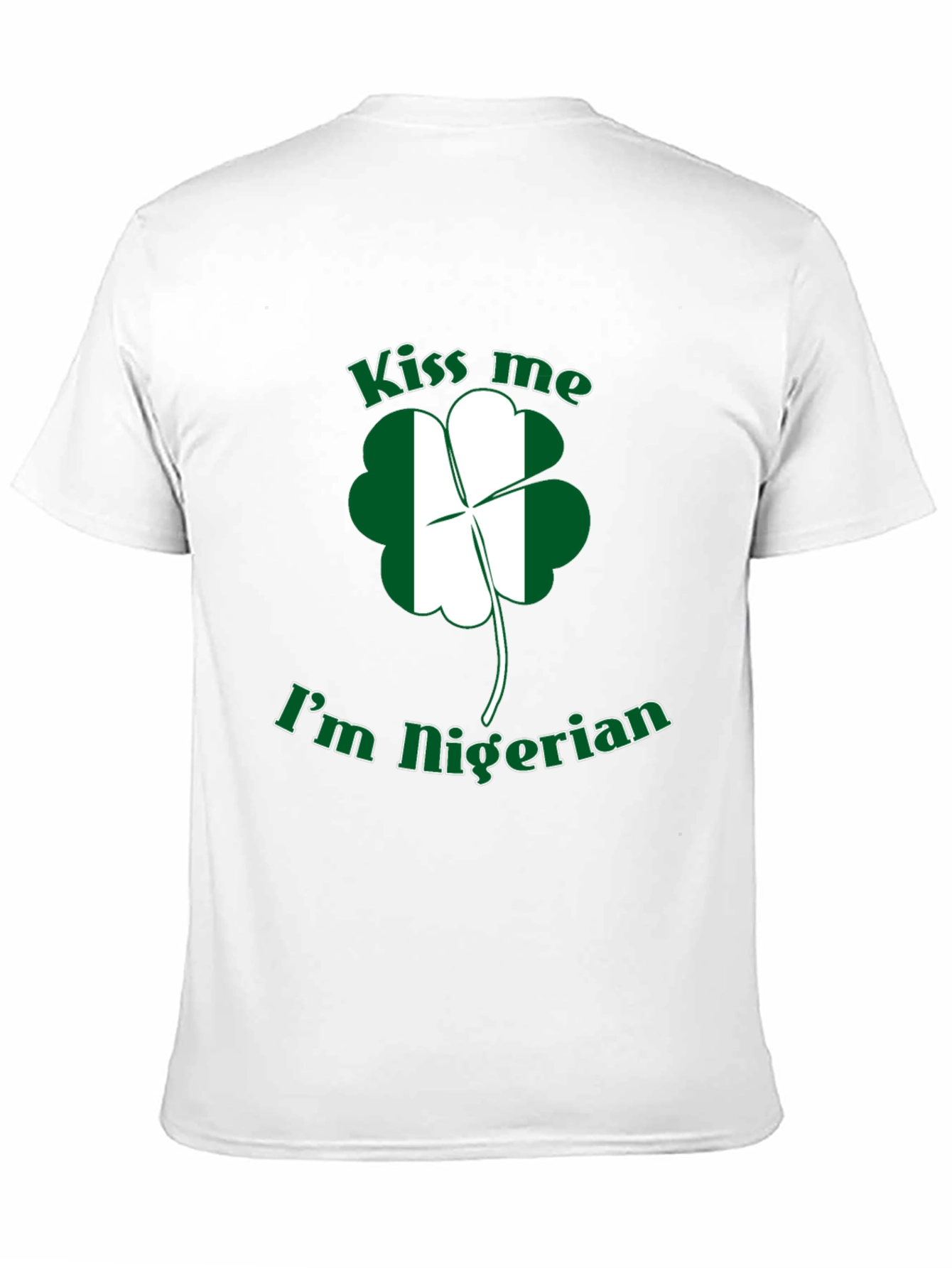 Kiss Me Im Nigerian St Patricks Day T-Shirt