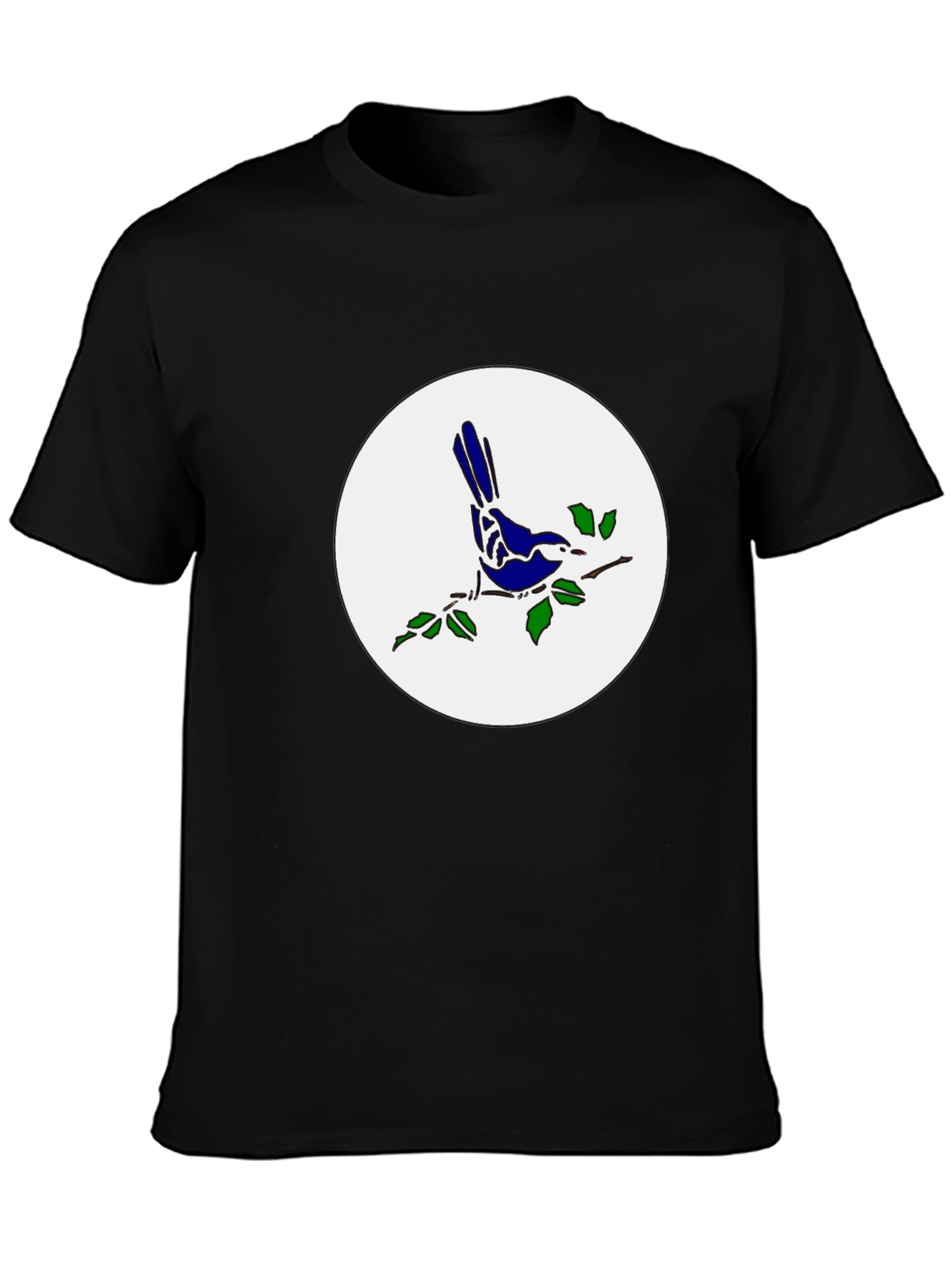 Bird on Branch T-Shirt - Stylish Graphic Tee