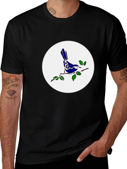 Bird on Branch T-Shirt - Stylish Graphic Tee