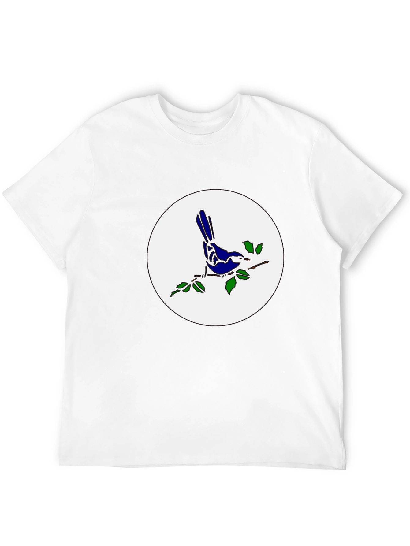Bird on Branch T-Shirt - Stylish Graphic Tee