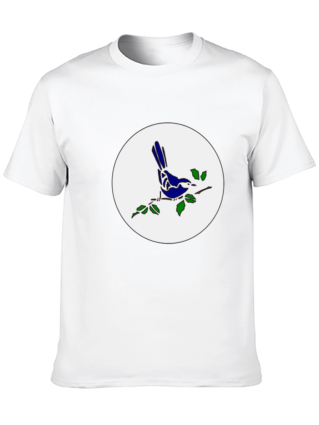 Bird on Branch T-Shirt - Stylish Graphic Tee