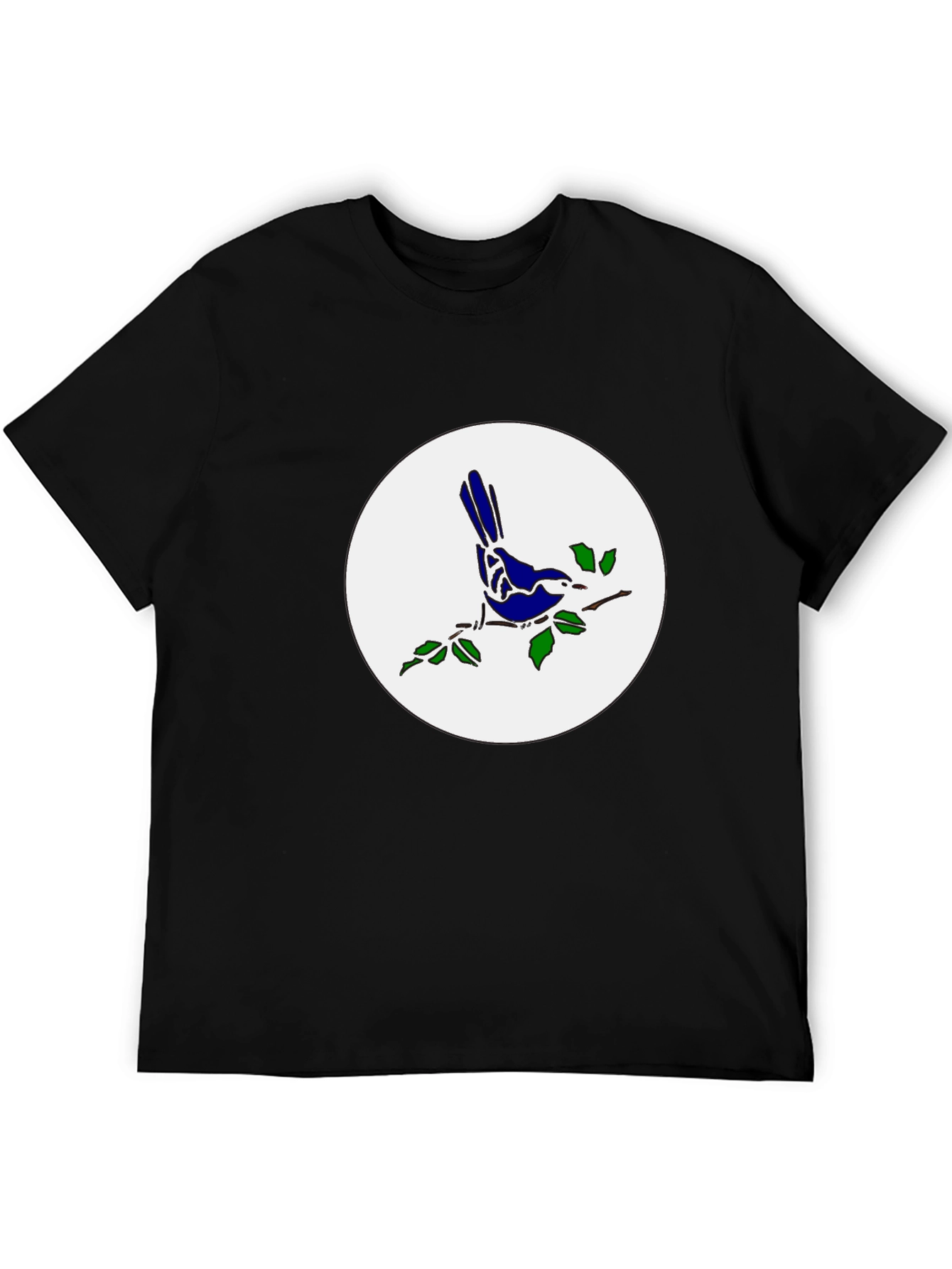 Bird on Branch T-Shirt - Stylish Graphic Tee