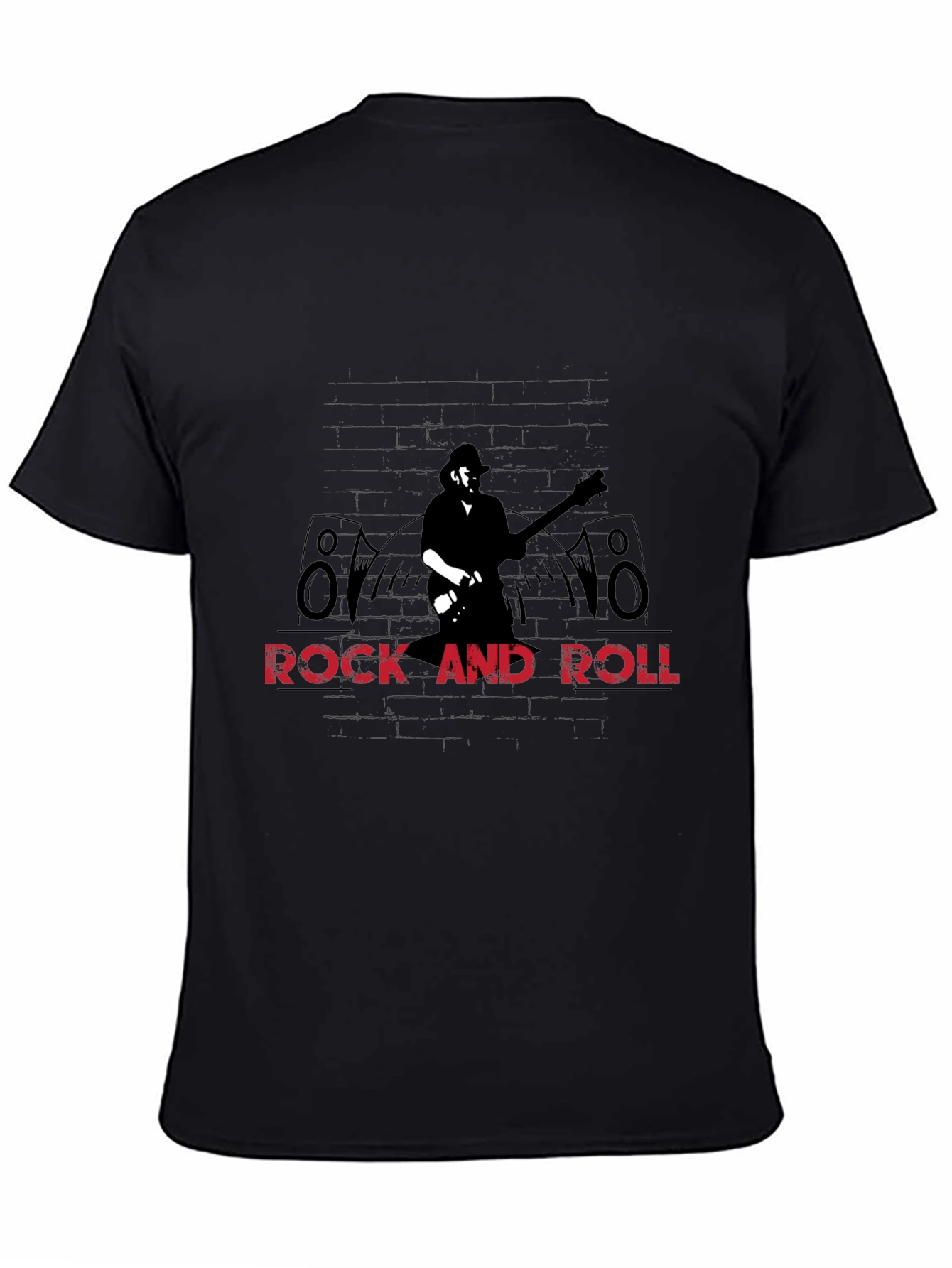 Rock and Roll Guitarist Graphic Tee
