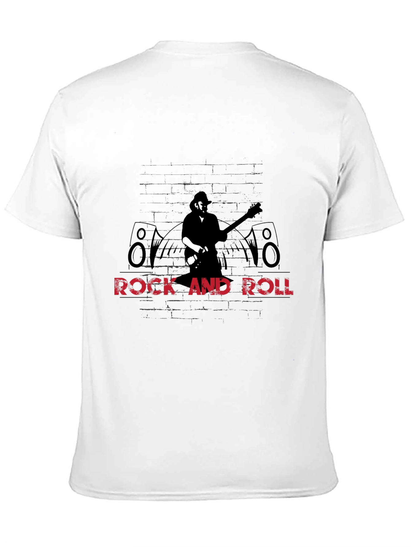 Rock and Roll Guitarist Graphic Tee