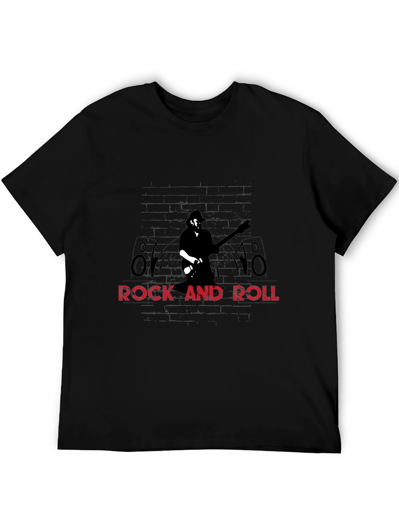 Rock and Roll Guitarist Graphic Tee