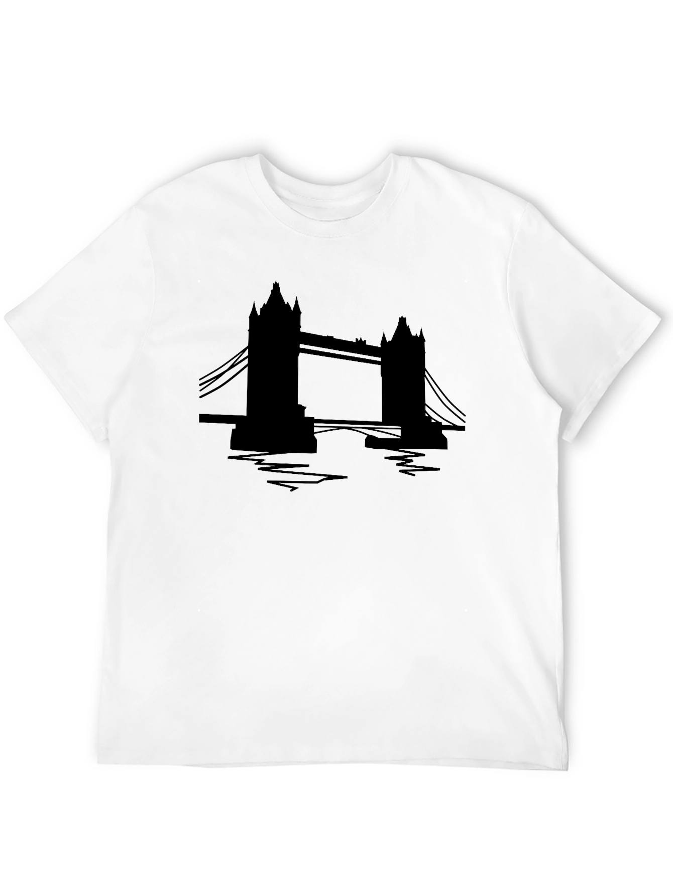 London Bridge Graphic Tee - Black Cotton